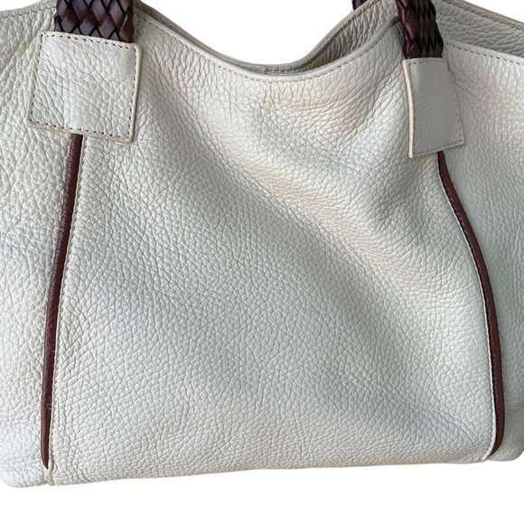 Sundance Cream and Brown Shoulder Bag - Picture 7 of 11